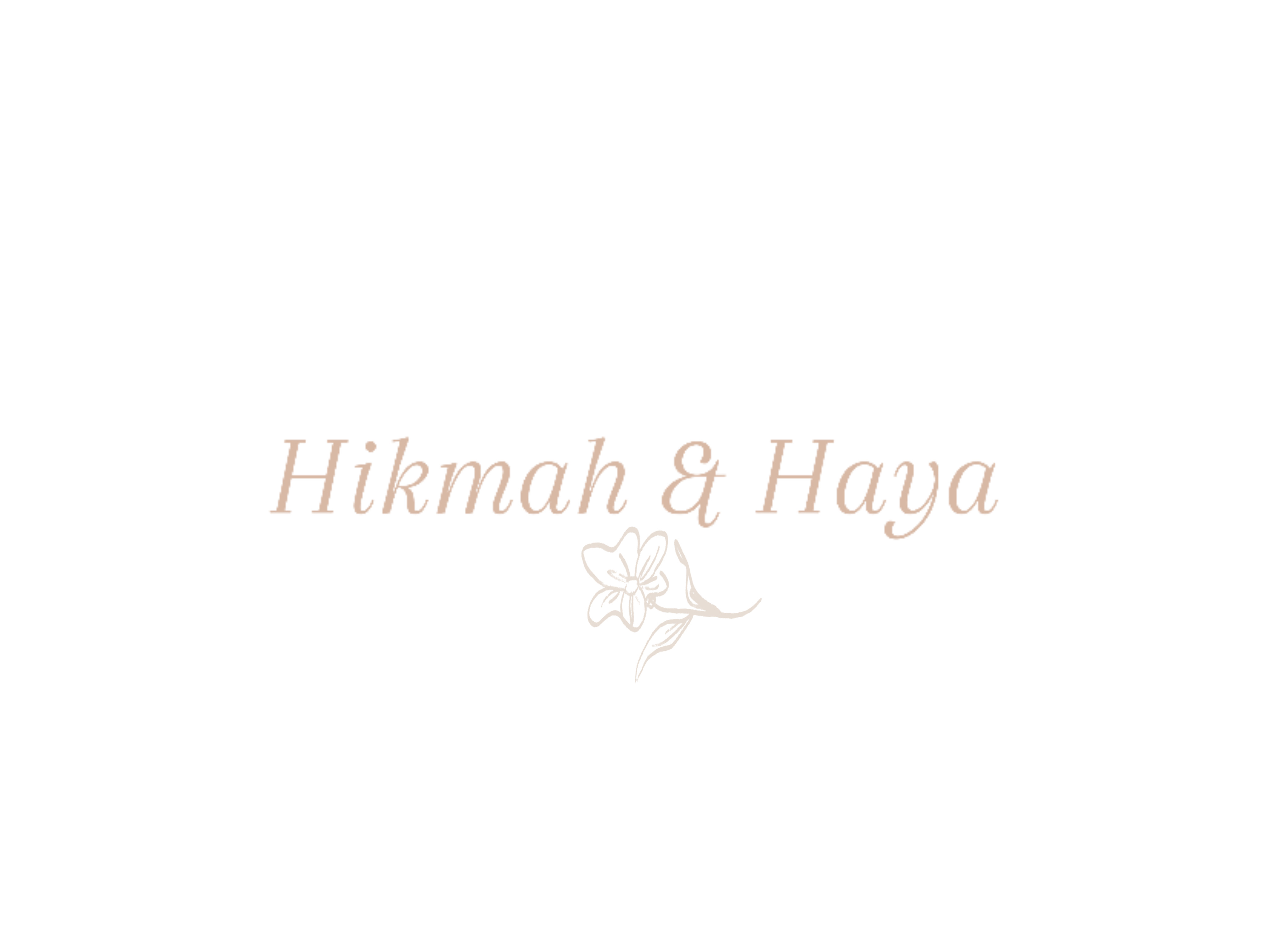 Hikmah and Haya Logo